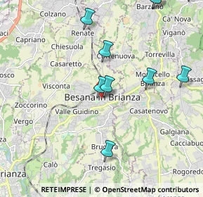 Mappa Piazza Cuzzi, 20842 Besana In Brianza MB, Italia (2.57273)