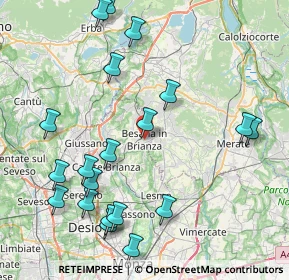 Mappa Via Pietro Ponti, 20842 Besana in Brianza MB, Italia (9.623)