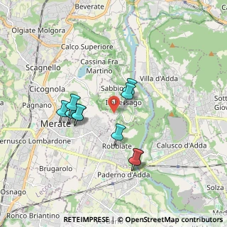 Mappa Via Selva, 23898 Imbersago LC, Italia (1.56909)