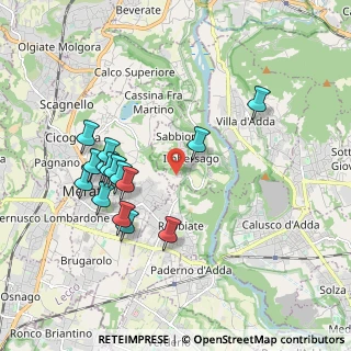 Mappa Via Selva, 23898 Imbersago LC, Italia (1.85867)