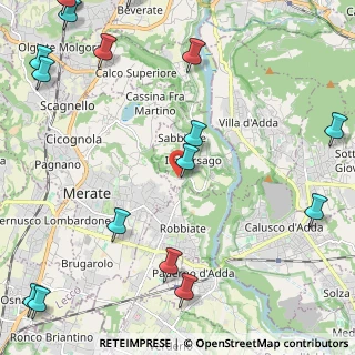 Mappa Via Selva, 23898 Imbersago LC, Italia (3.39)