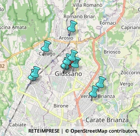 Mappa Via dei Bondi, 20833 Giussano MB, Italia (1.25)
