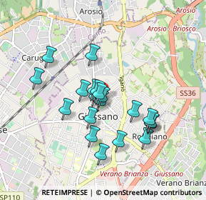 Mappa Via dei Bondi, 20833 Giussano MB, Italia (0.728)