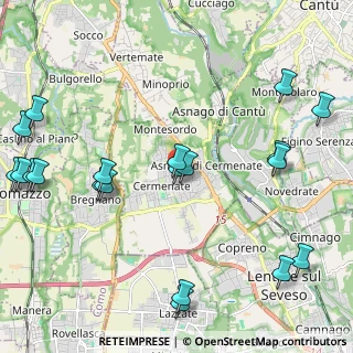 Mappa Via Castello, 22072 Cermenate CO, Italia (2.737)