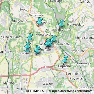 Mappa Via Castello, 22072 Cermenate CO, Italia (1.35615)
