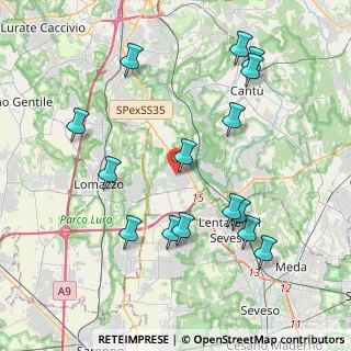 Mappa Via Castello, 22072 Cermenate CO, Italia (4.33)