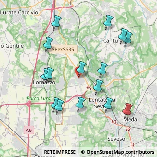 Mappa Via Castello, 22072 Cermenate CO, Italia (4.34667)