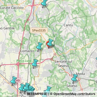 Mappa Via Castello, 22072 Cermenate CO, Italia (7.8785)