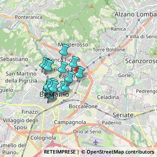 Mappa Via Vittore Ghislandi, 24025 Bergamo BG, Italia (1.58737)