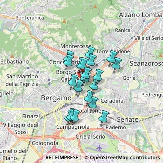 Mappa Via Vittore Ghislandi, 24025 Bergamo BG, Italia (1.222)