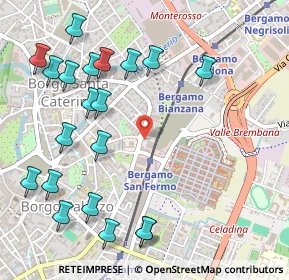 Mappa Via Vittore Ghislandi, 24025 Bergamo BG, Italia (0.625)