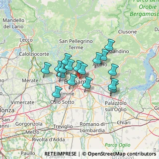 Mappa Via Vittore Ghislandi, 24025 Bergamo BG, Italia (9.68235)