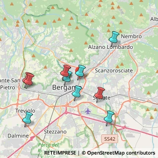 Mappa Via Vittore Ghislandi, 24025 Bergamo BG, Italia (3.76364)