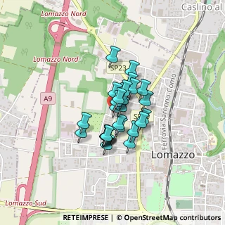 Mappa Via Don Ronzoni, 22074 Lomazzo CO, Italia (0.23929)