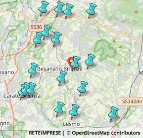 Mappa Viale G. Parini, 23880 Casatenovo LC, Italia (4.64333)