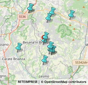 Mappa Viale G. Parini, 23880 Casatenovo LC, Italia (3.42)