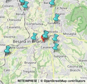 Mappa Viale G. Parini, 23880 Casatenovo LC, Italia (2.79313)