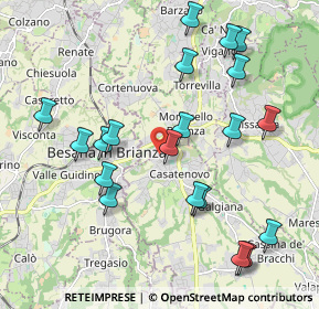 Mappa Viale G. Parini, 23880 Casatenovo LC, Italia (2.1545)