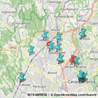 Mappa Via Gioacchino Rossini Giussano, 20833 Giussano MB, Italia (2.62947)