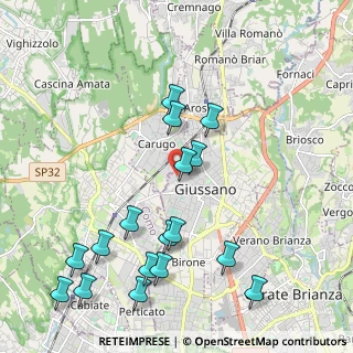 Mappa Via Gioacchino Rossini Giussano, 20833 Giussano MB, Italia (2.34706)