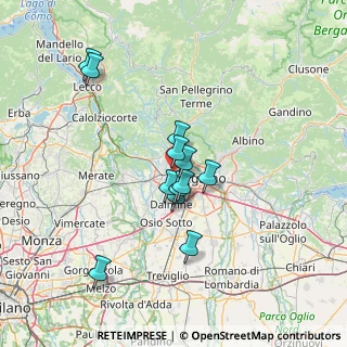Mappa Via Generale Marieni, 24030 Mozzo BG, Italia (11.25583)