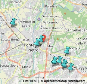 Mappa Via Giovanni XXIII Papa, 24030 Mozzo BG, Italia (2.40909)
