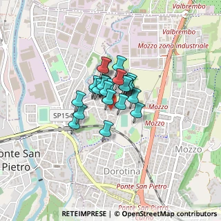 Mappa Via Giovanni XXIII Papa, 24030 Mozzo BG, Italia (0.22)