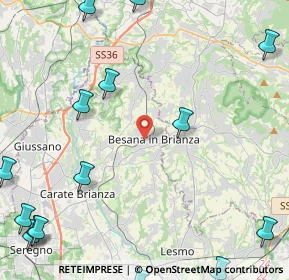 Mappa 20045 Besana In Brianza MB, Italia (6.79733)