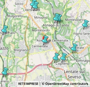 Mappa Via Grassi, 22072 Cermenate CO, Italia (2.59455)