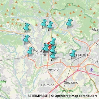 Mappa Via Papa Giovanni XXIII, 24030 Mozzo BG, Italia (2.9225)