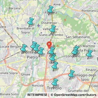 Mappa Via Papa Giovanni XXIII, 24030 Mozzo BG, Italia (2.11133)