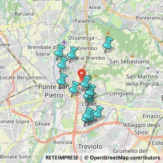 Mappa Via Papa Giovanni XXIII, 24030 Mozzo BG, Italia (1.53714)