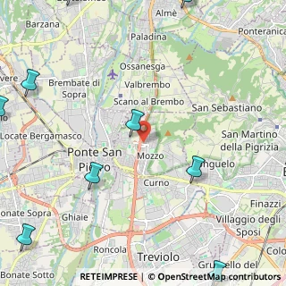 Mappa Via Papa Giovanni XXIII, 24030 Mozzo BG, Italia (3.77833)
