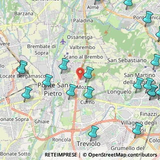 Mappa Via Papa Giovanni XXIII, 24030 Mozzo BG, Italia (3.172)