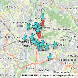 Mappa Via Papa Giovanni XXIII, 24030 Mozzo BG, Italia (1.29053)