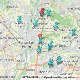 Mappa Via Papa Giovanni XXIII, 24030 Mozzo BG, Italia (2.31067)