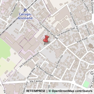 Mappa Via Gioacchino Rossini, 32, 20833 Giussano, Monza e Brianza (Lombardia)