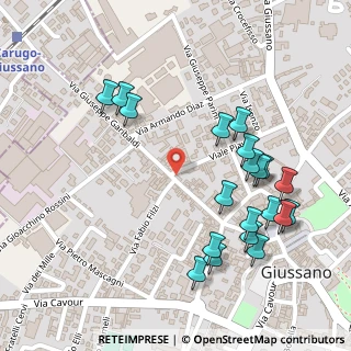 Mappa Via Giuseppe Garibaldi, 20833 Giussano MB, Italia (0.2755)