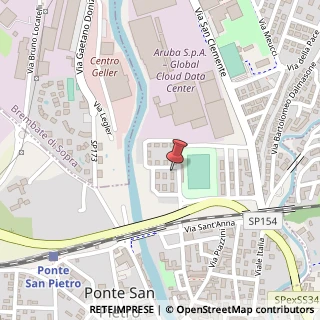 Mappa Via E.fermi, 10, 24121 Ponte San Pietro, Bergamo (Lombardia)