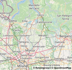 Mappa 23873 Missaglia LC, Italia (11.7735)