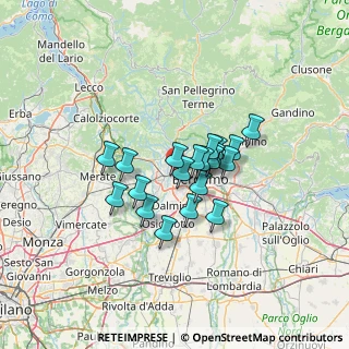 Mappa 24030 Mozzo BG, Italia (9.0965)