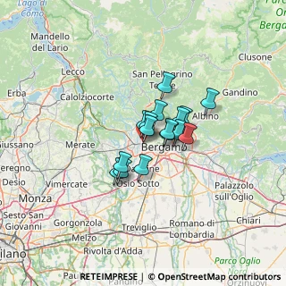 Mappa 24030 Mozzo BG, Italia (7.64375)