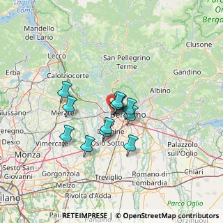 Mappa 24030 Mozzo BG, Italia (8.91231)