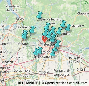 Mappa 24030 Mozzo BG, Italia (10.002)