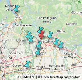 Mappa 24030 Mozzo BG, Italia (11.2375)