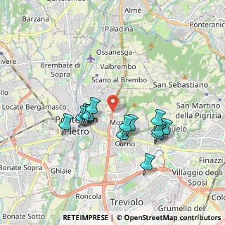 Mappa 24030 Mozzo BG, Italia (1.57929)