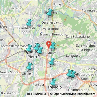 Mappa 24030 Mozzo BG, Italia (2.13583)