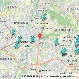 Mappa 24030 Mozzo BG, Italia (3.07643)