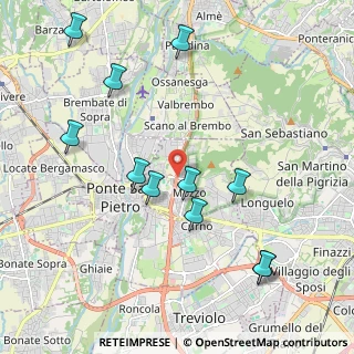 Mappa 24030 Mozzo BG, Italia (2.21091)