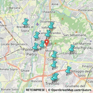 Mappa 24030 Mozzo BG, Italia (1.97667)